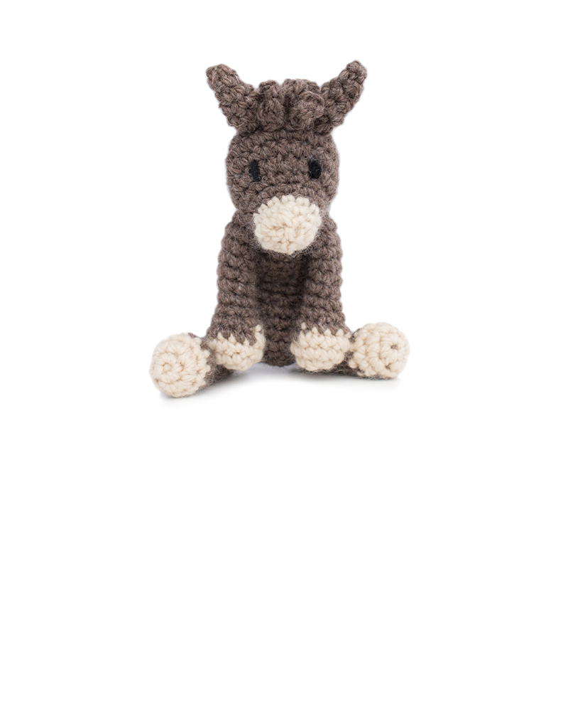 toft ed's animal mini angharad the donkey amigurumi crochet